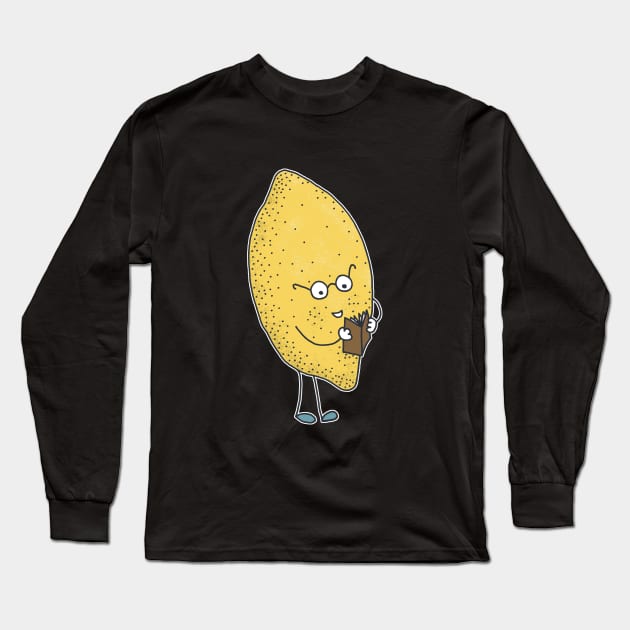 Lemon Nerd Long Sleeve T-Shirt by Matt Andrews